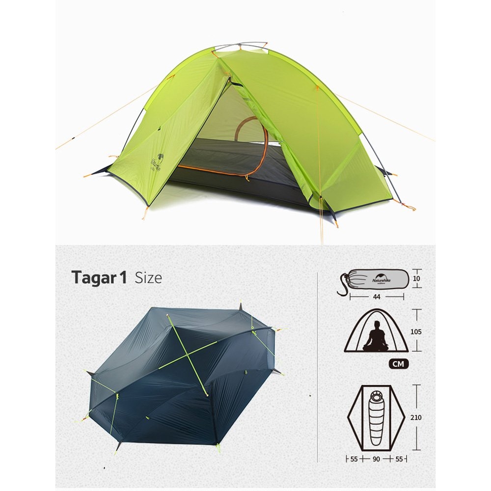 Naturehike Tagar Solo Tent Forest Green