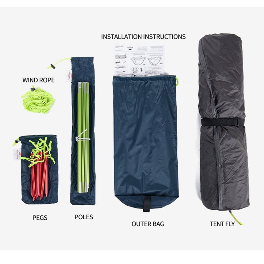 Naturehike Tagar 2 Person Tent Navy Blue - missing part