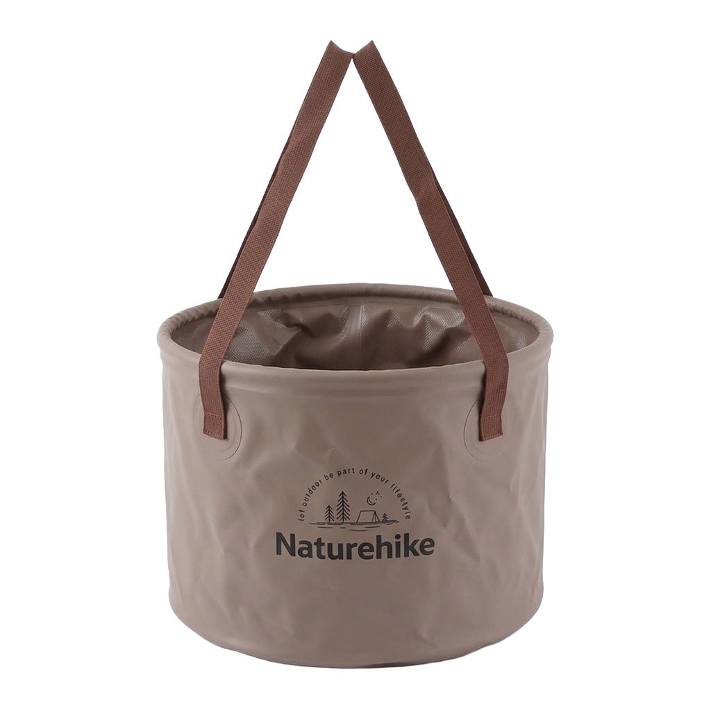 Naturehike Collapsible Waterproof Camping Bucket 20L Brown