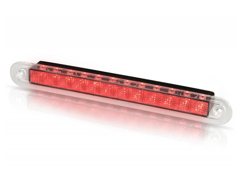 Hella Marine LED Courtesy Recess Strip Lamp (Wide Rim) 12V Red