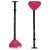 Aqua Marina Pastel Adjustable Fibreglass/Carbon SUP Paddle 180-220cm 3pc Pink