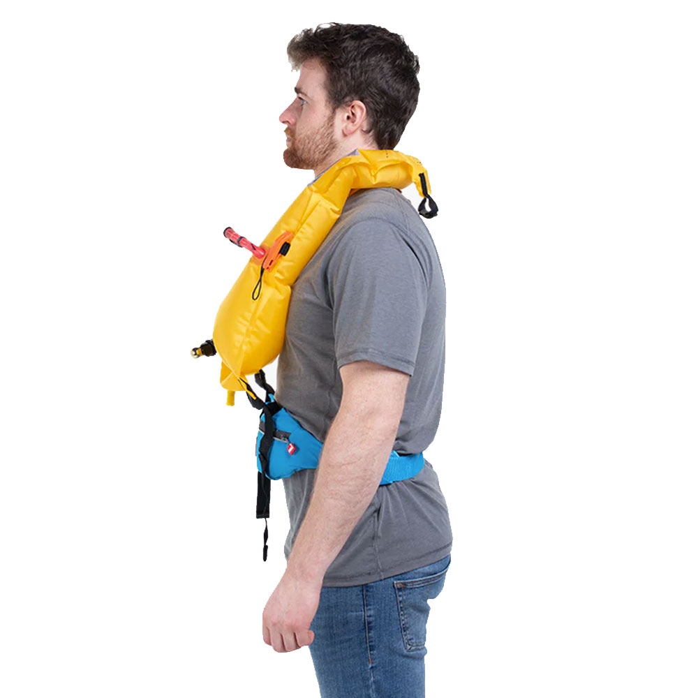Red Original Airbelt 50N Inflatable Waistbelt PFD Blue