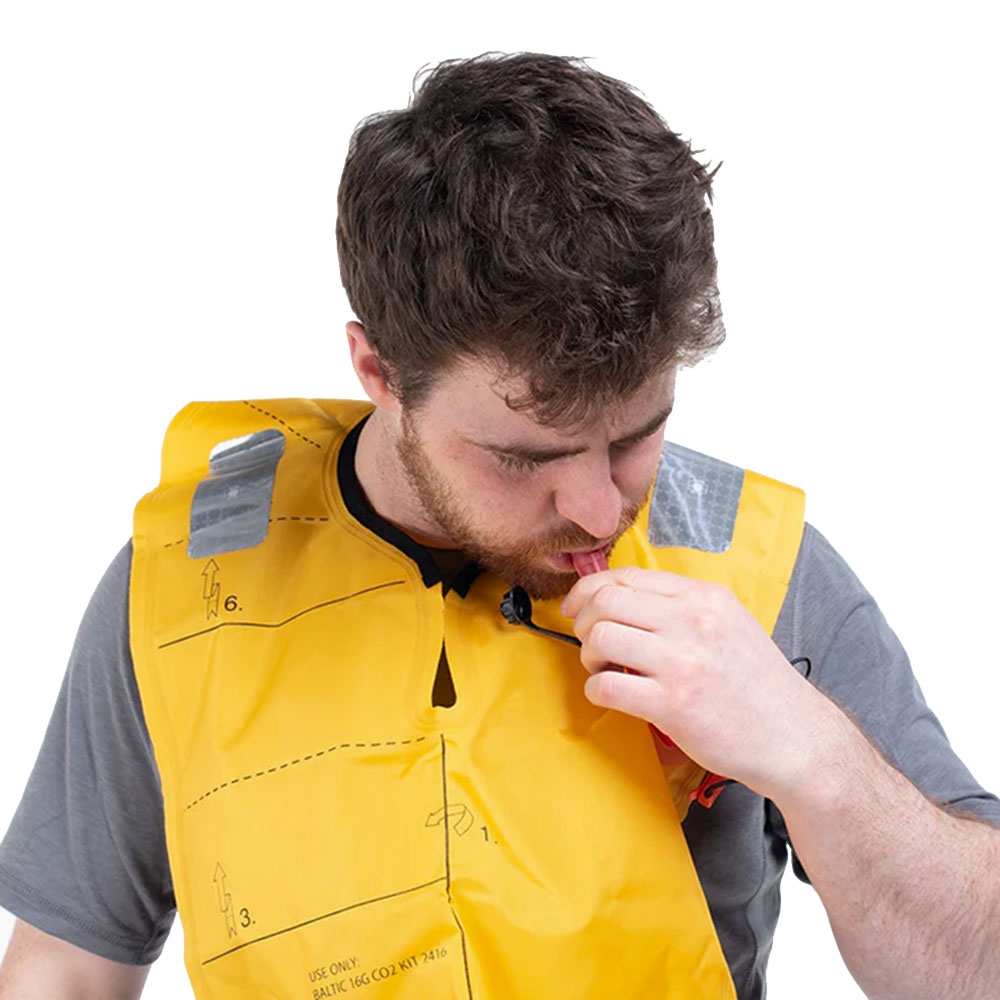 Red Original Airbelt 50N Inflatable Waistbelt PFD Blue