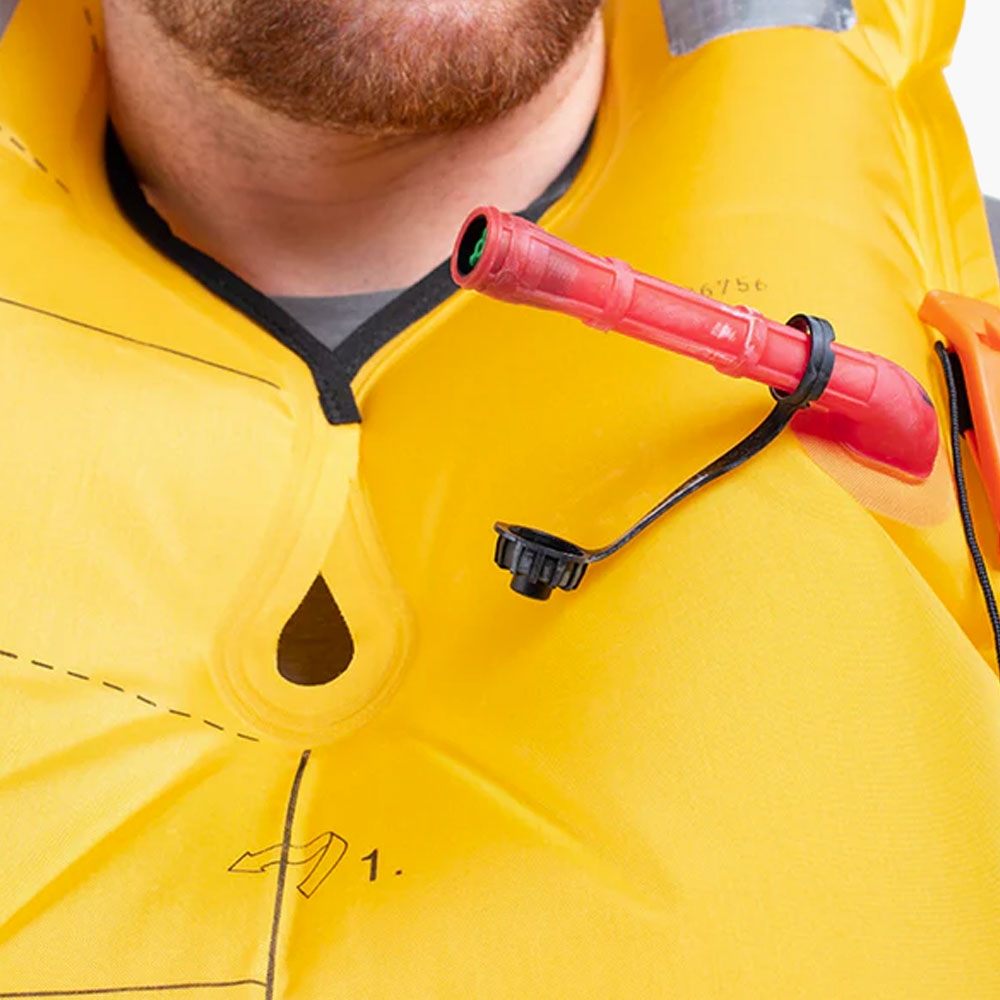 Red Original Airbelt 50N Inflatable Waistbelt PFD Blue