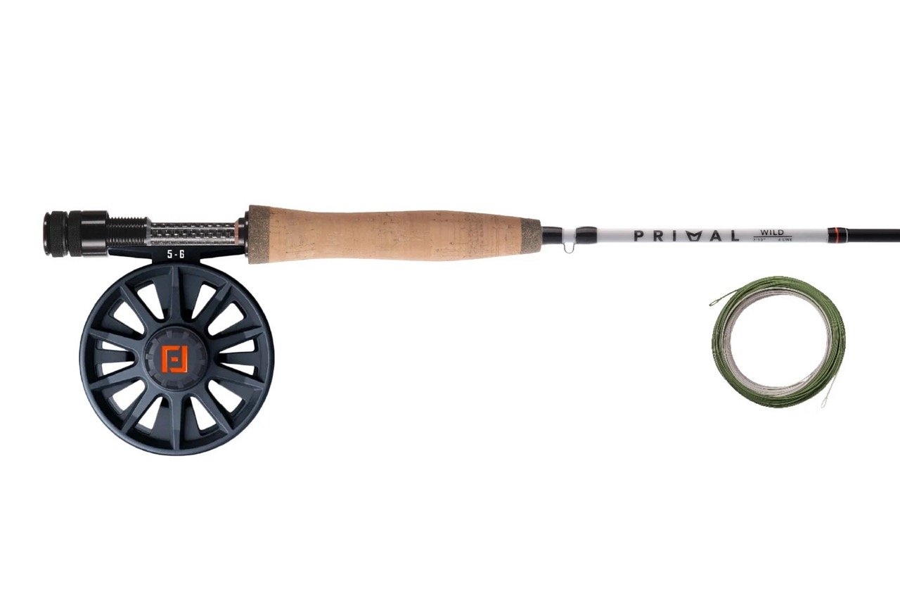Primal Wild Youth Fly Fishing Combo 7ft 10in #6 4pc with Line