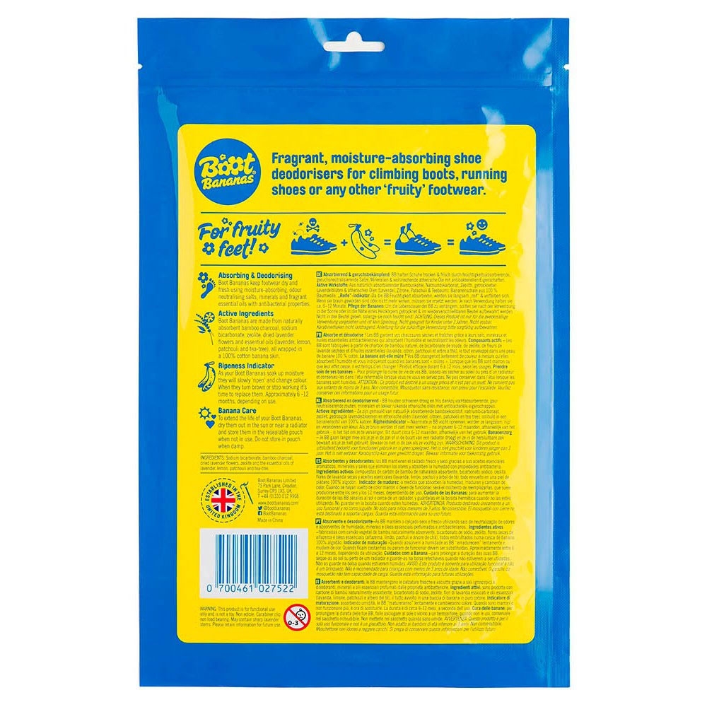 Boot Bananas Shoe Deodorisers Yellow