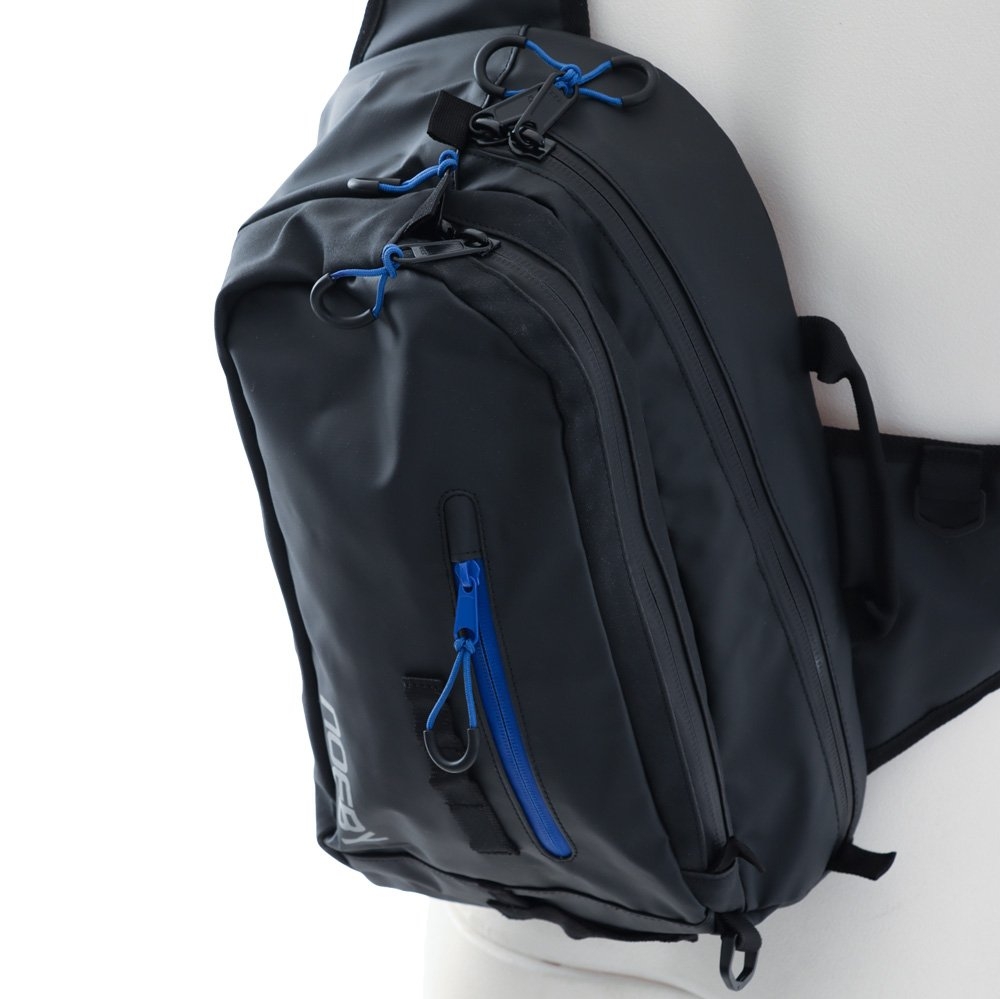 NOEBY Waterproof Sling Tackle Bag Large Blue
