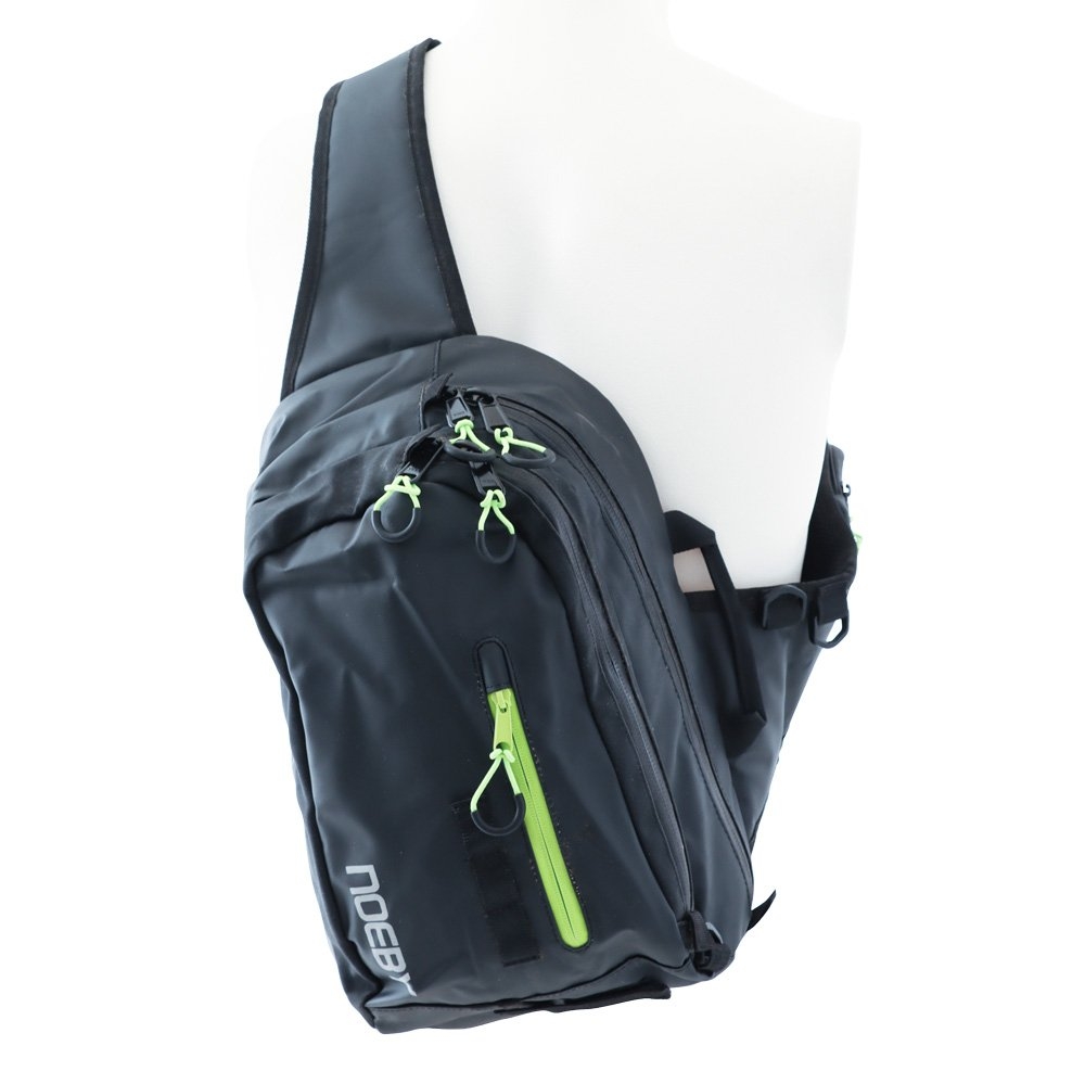 NOEBY Waterproof Sling Tackle Bag Large Green
