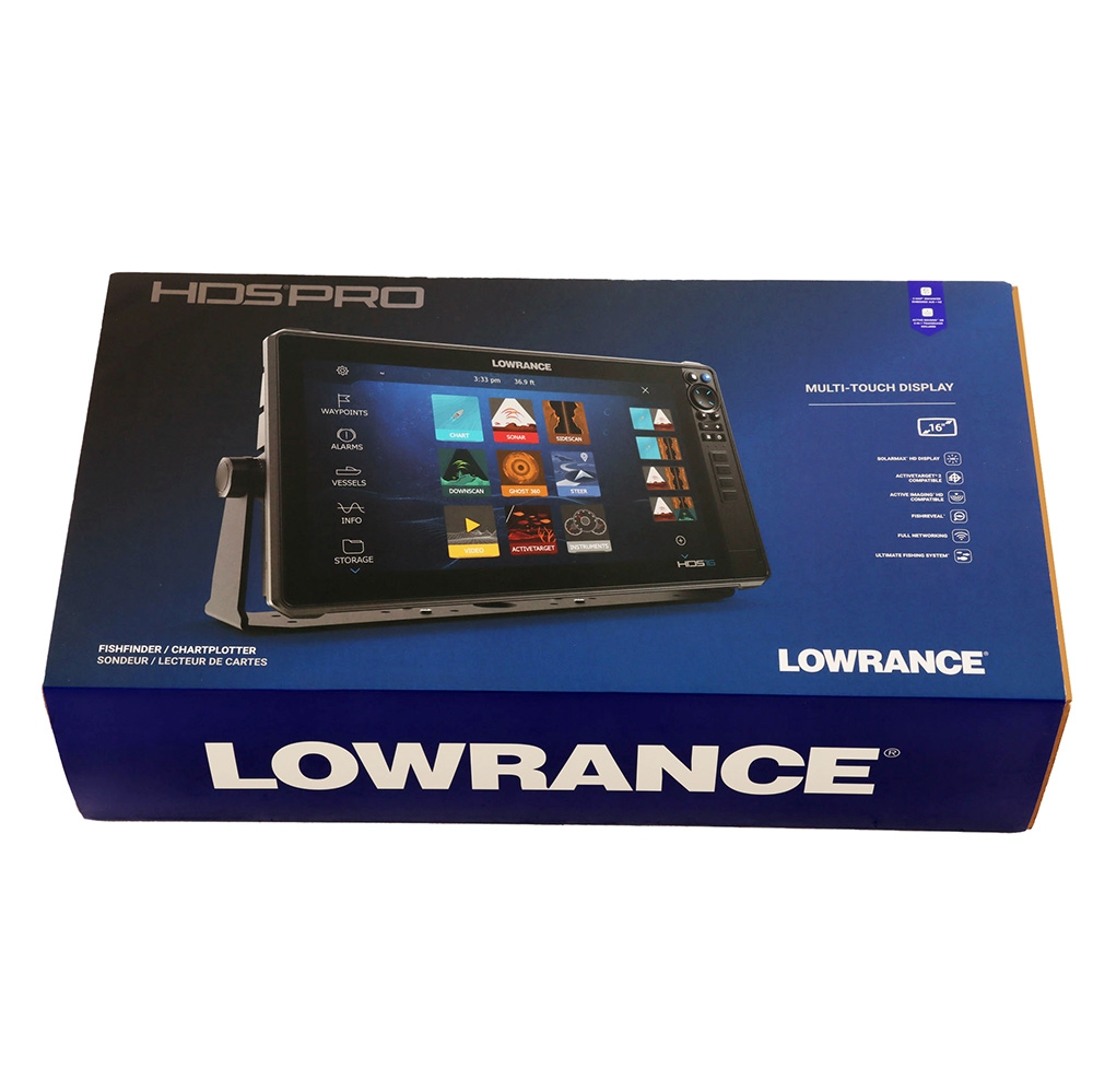 Lowrance HDS-16 PRO GPS Chartplotter/Fishfinder NZ/AU with ActiveImaging HD 3-in-1 Transducer