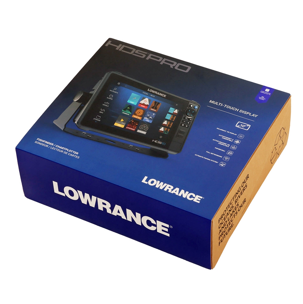 Lowrance HDS-10 PRO GPS Chartplotter/Fishfinder NZ/AU with ActiveImaging HD 3-in-1 Transducer - installed, but never used.