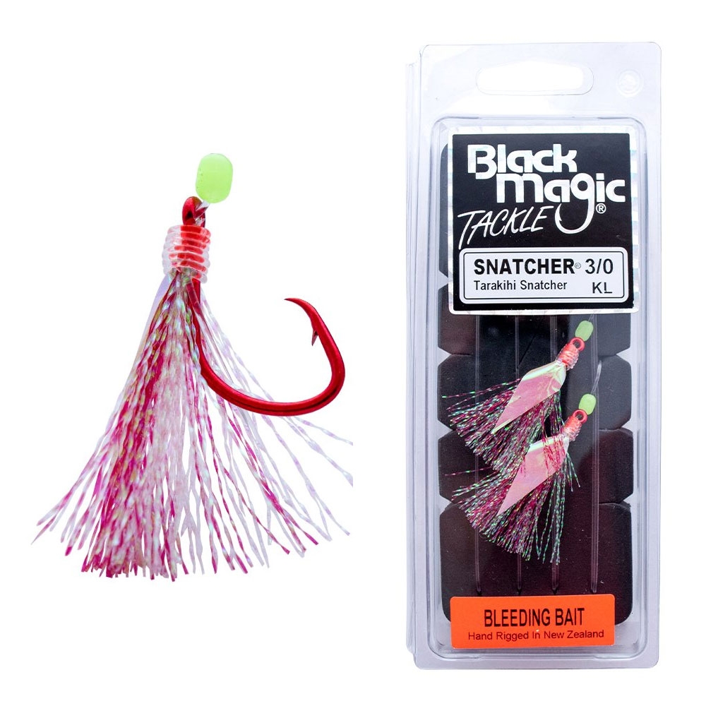 Black Magic Tarahiki Snatcher Flasher Rig 3/0 Bleeding Bait