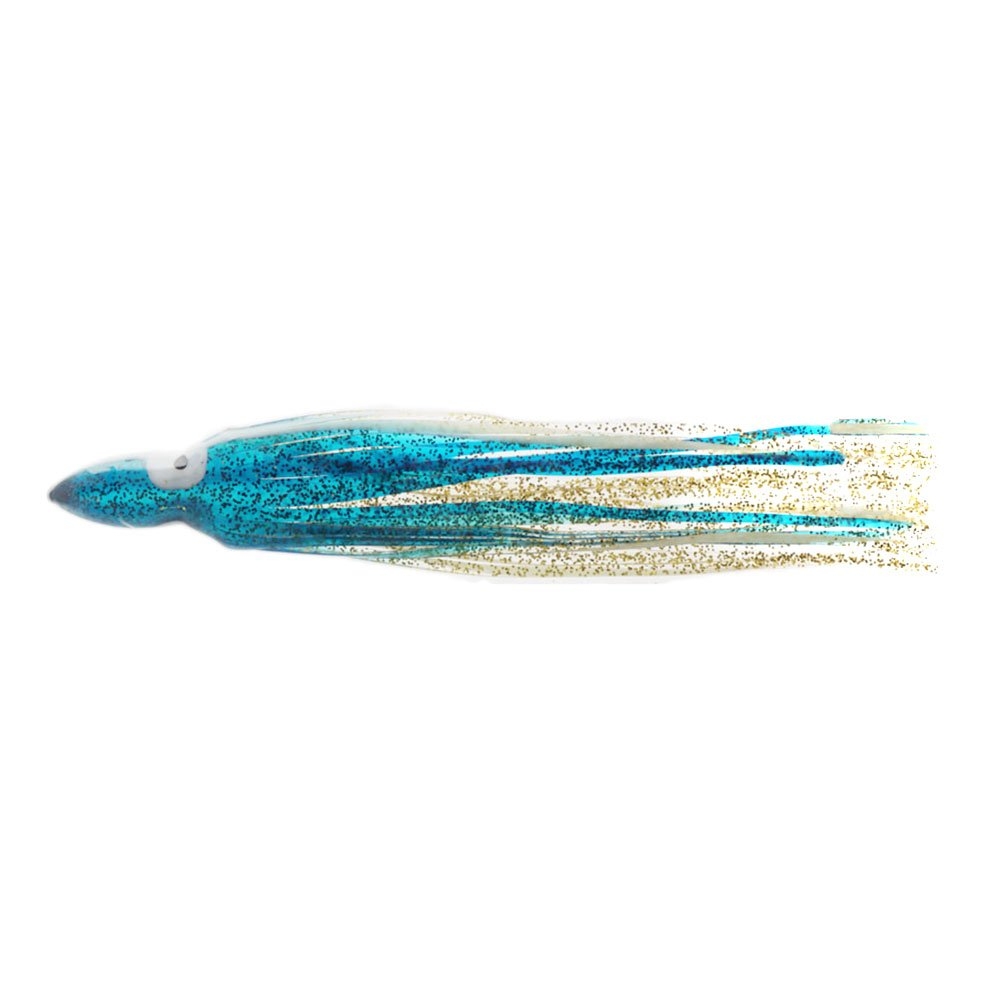 Sea Harvester Trolling Lure Replacement Skirt 35cm Aqua/Gold Sparkle