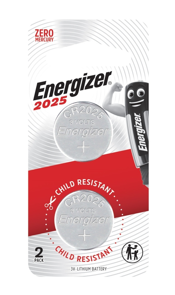 Energizer Ultimate Coin CR2025 Lithium Battery 2-Pack