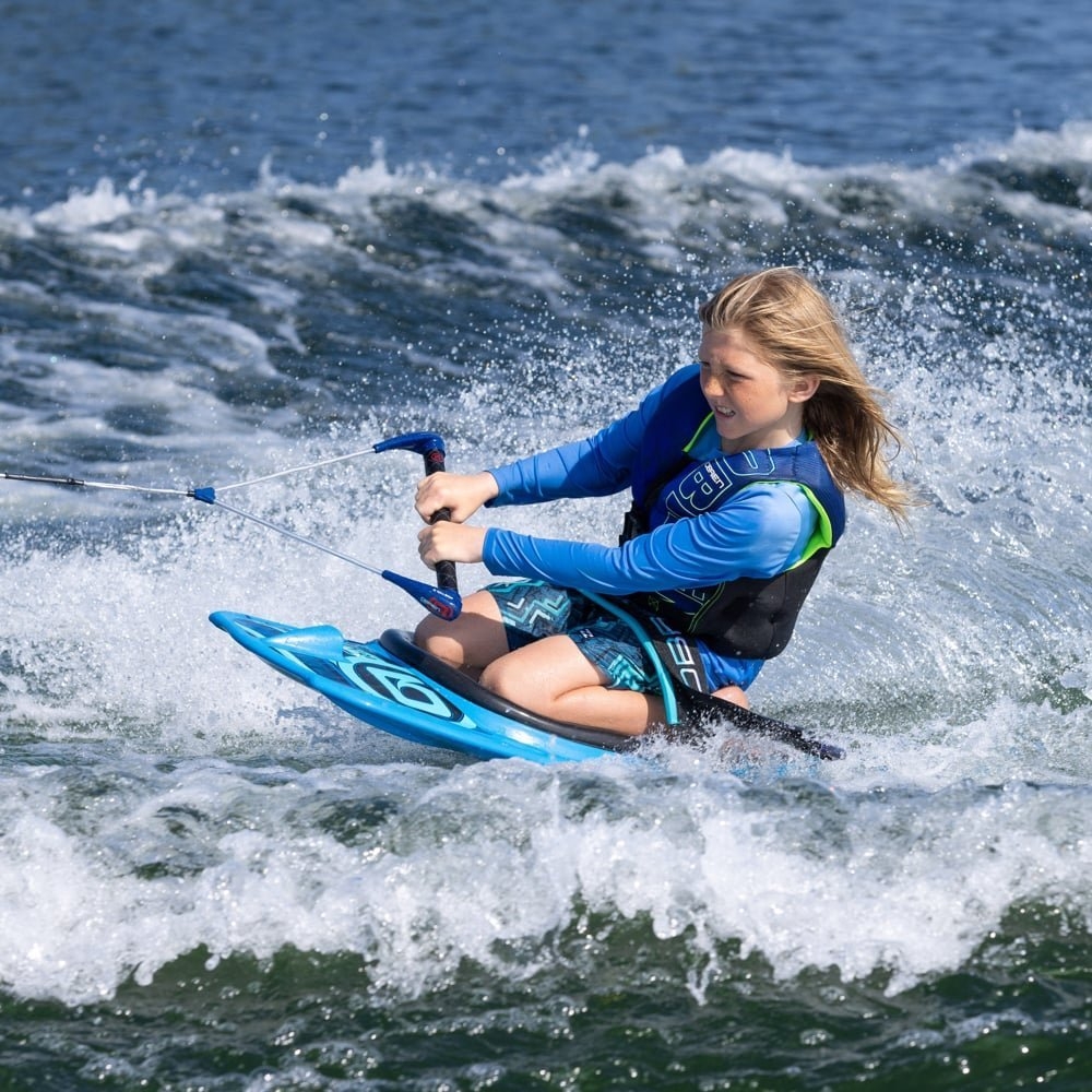 O'Brien Radica Kneeboard with Hook Black/Blue