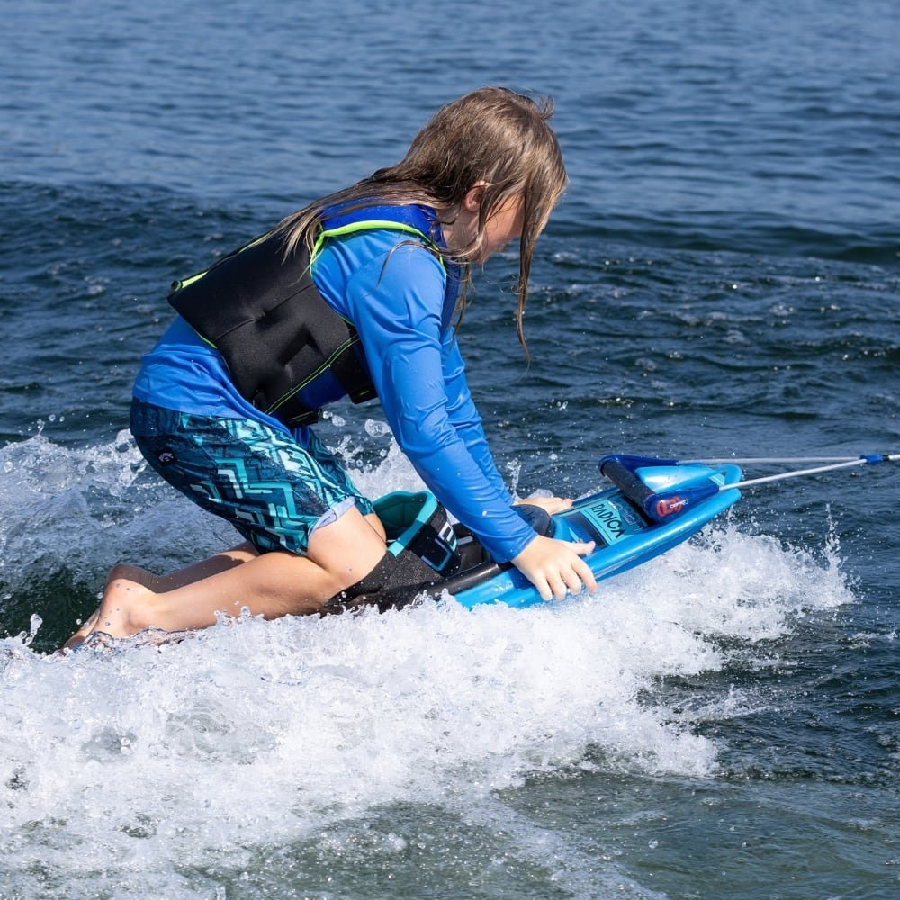 O'Brien Radica Kneeboard with Hook Black/Blue