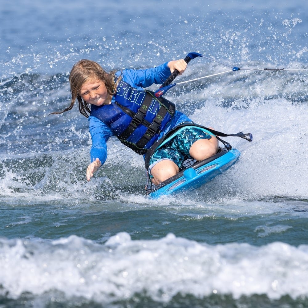O'Brien Radica Kneeboard with Hook Black/Blue