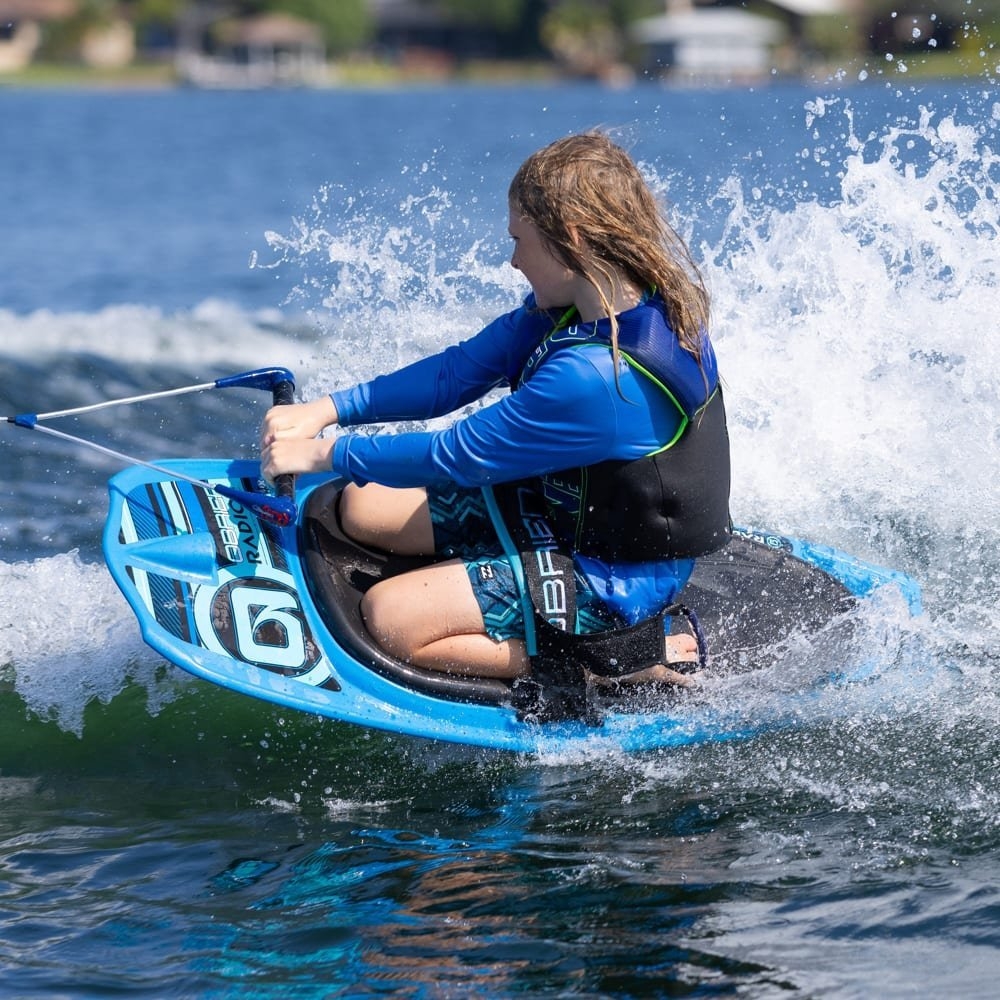 O'Brien Radica Kneeboard with Hook Black/Blue