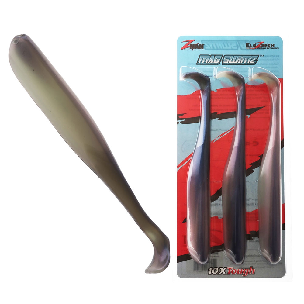 Z-Man Mag SwimZ Soft Bait 20cm Blueblack Herring Qty 3