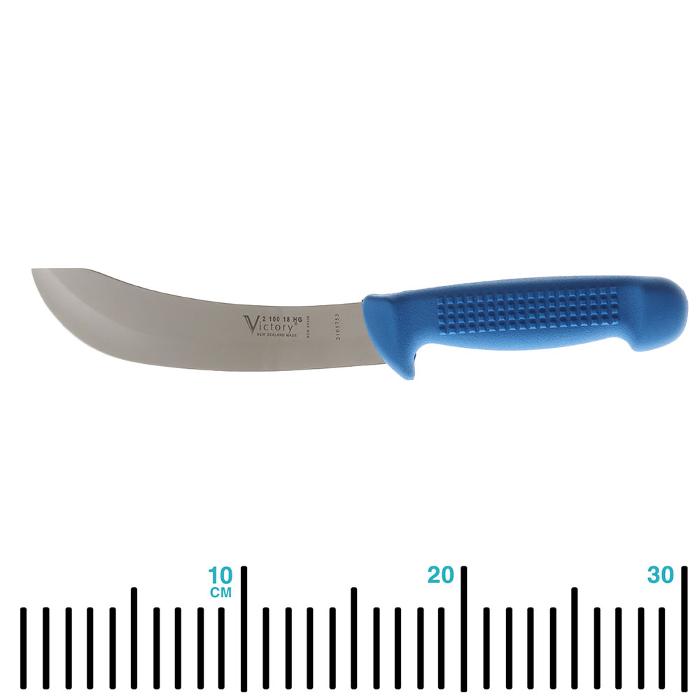 Victory 2/100/18/HG16/113SB Euro Skinning Knife 18cm Blue