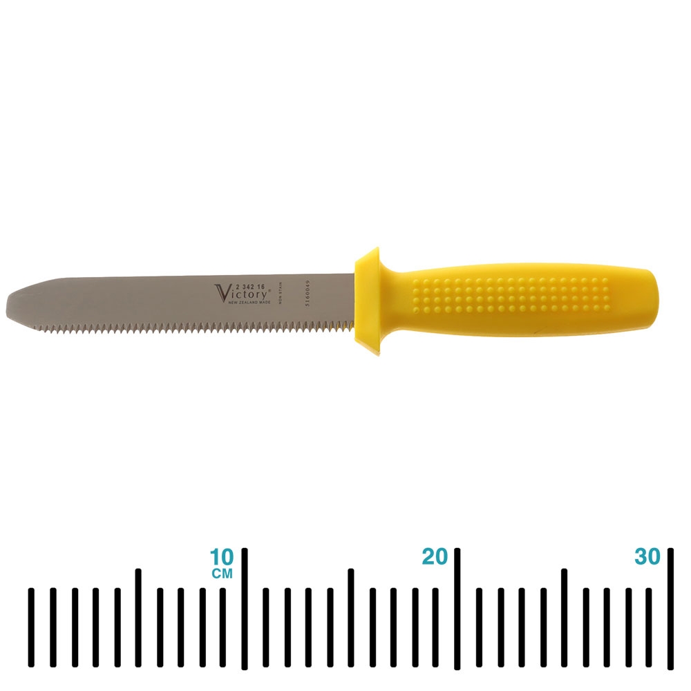 Victory 2/342/16/116Y Serrated Blunt Tip Dive Knife 16cm