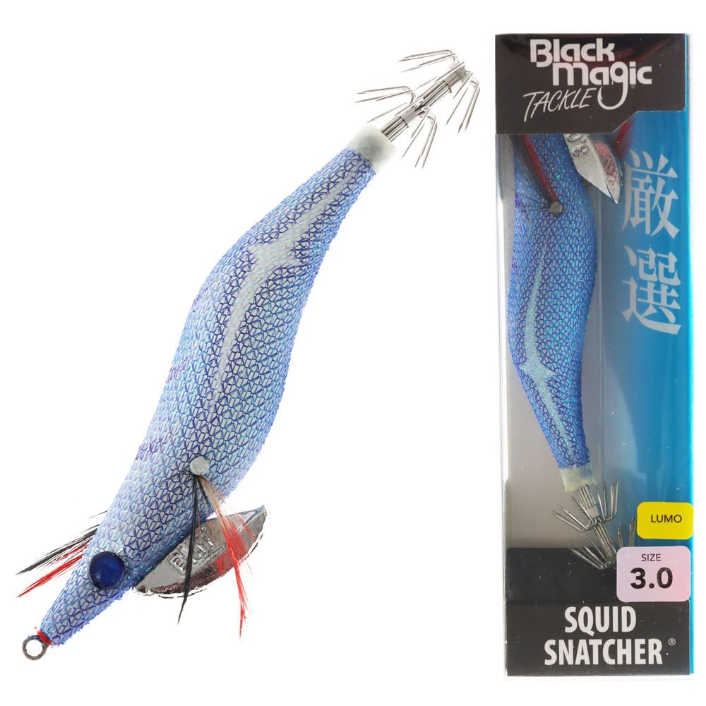 Black Magic Squid Snatcher Squid Jig Lumo Size 3 Dusky Glow
