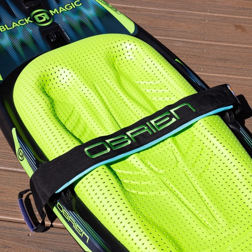 O'Brien Black Magic Kneeboard with Hook Black/Green