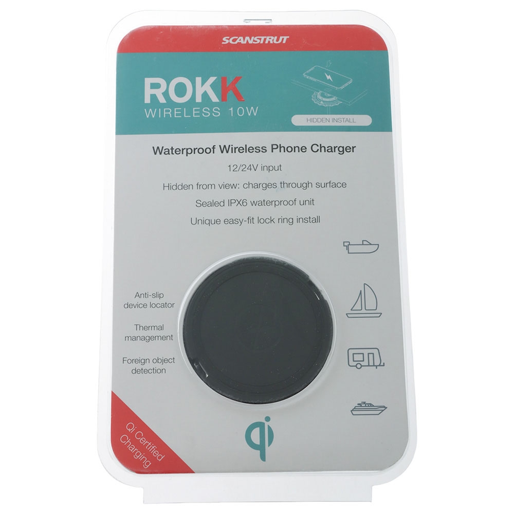 Scanstrut ROKK Hidden Waterproof Wireless Smartphone Charger 10W 12/24V
