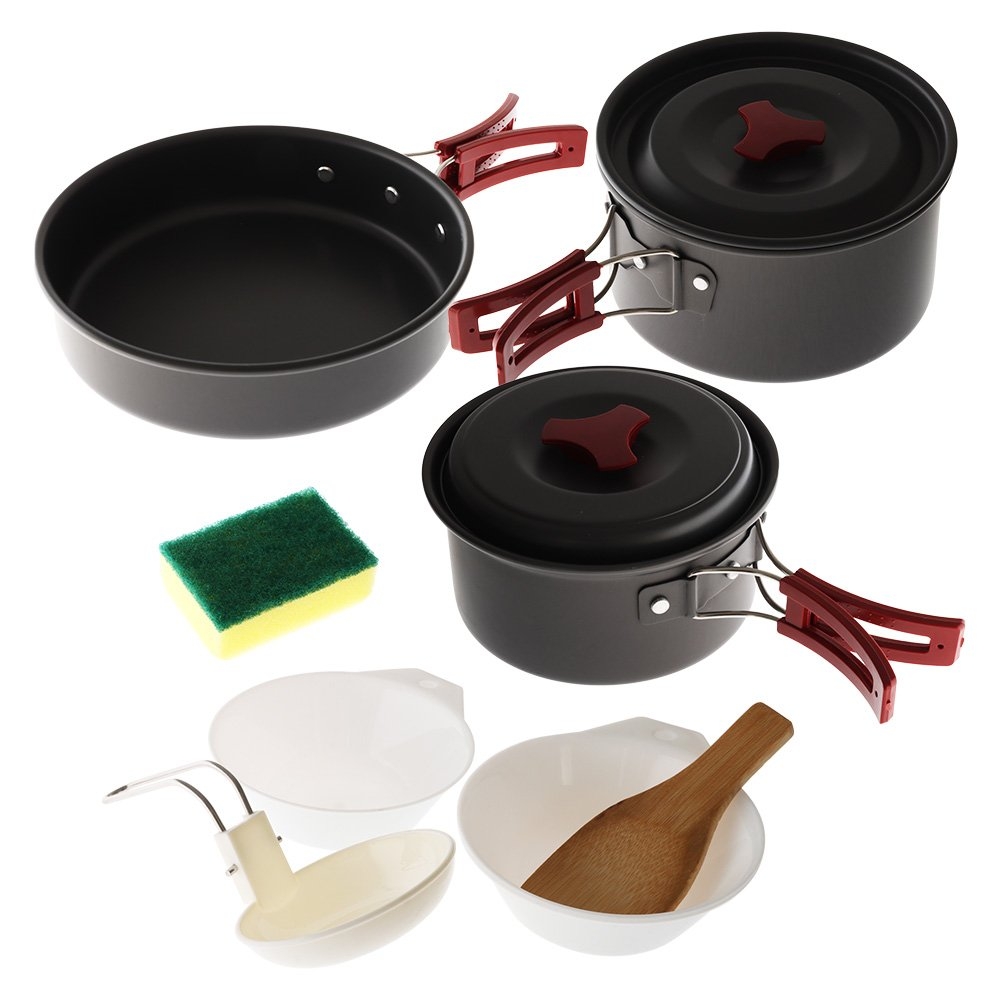 Venturer 8-Piece Camping Cooking Set