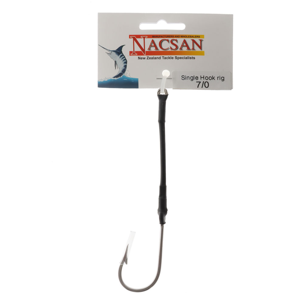 Nacsan Stainless Single Game Hook Rig 7/0