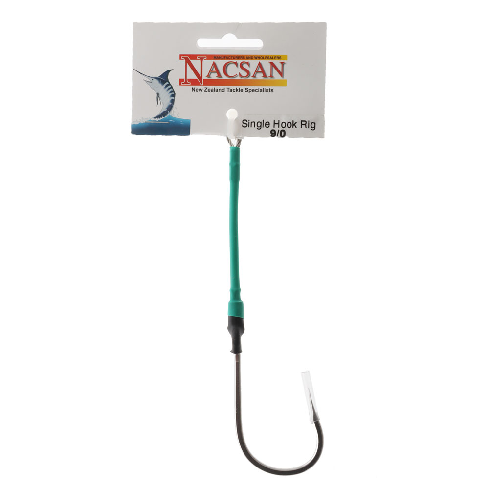Nacsan Stainless Single Game Hook Rig 9/0