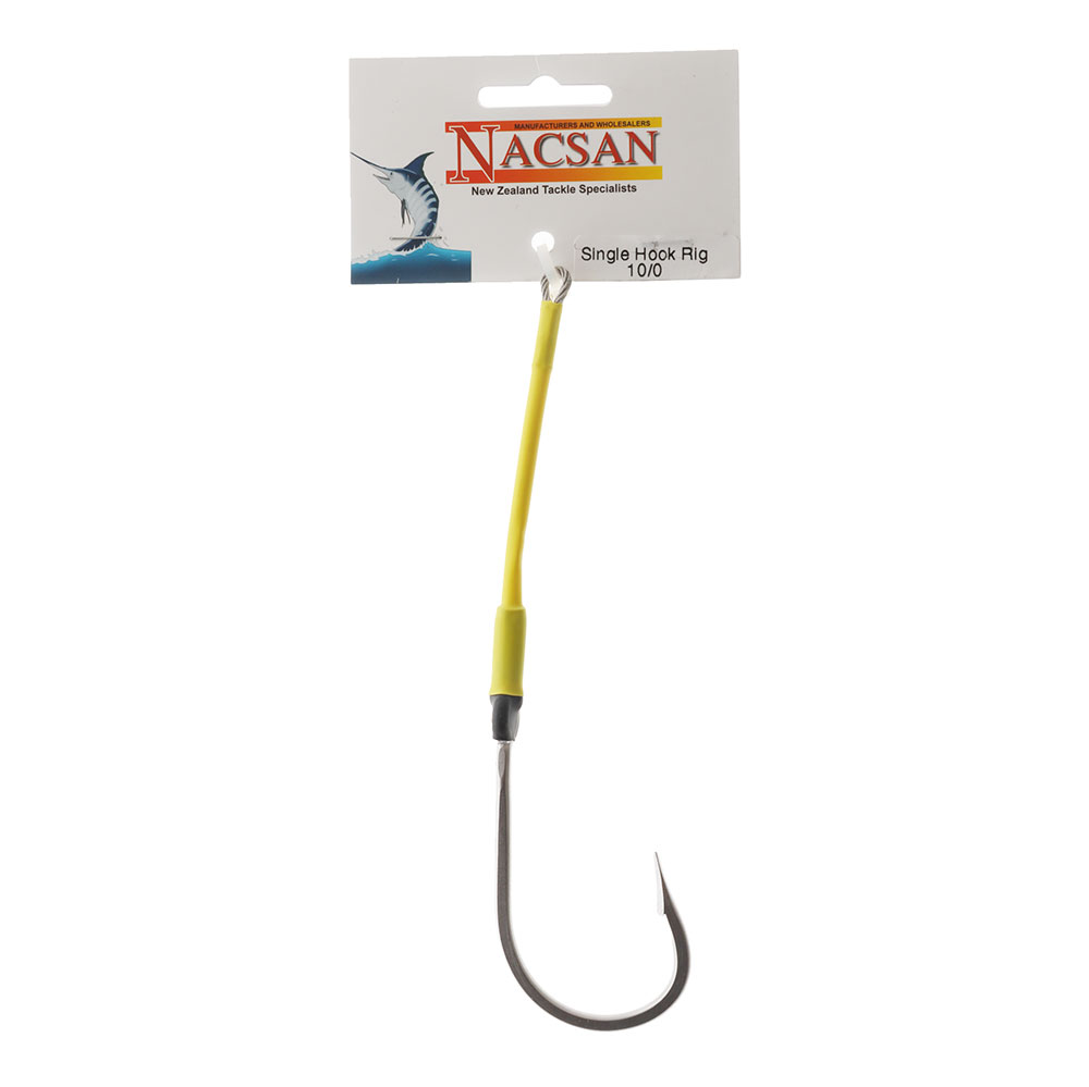 Nacsan Stainless Single Game Hook Rig 10/0