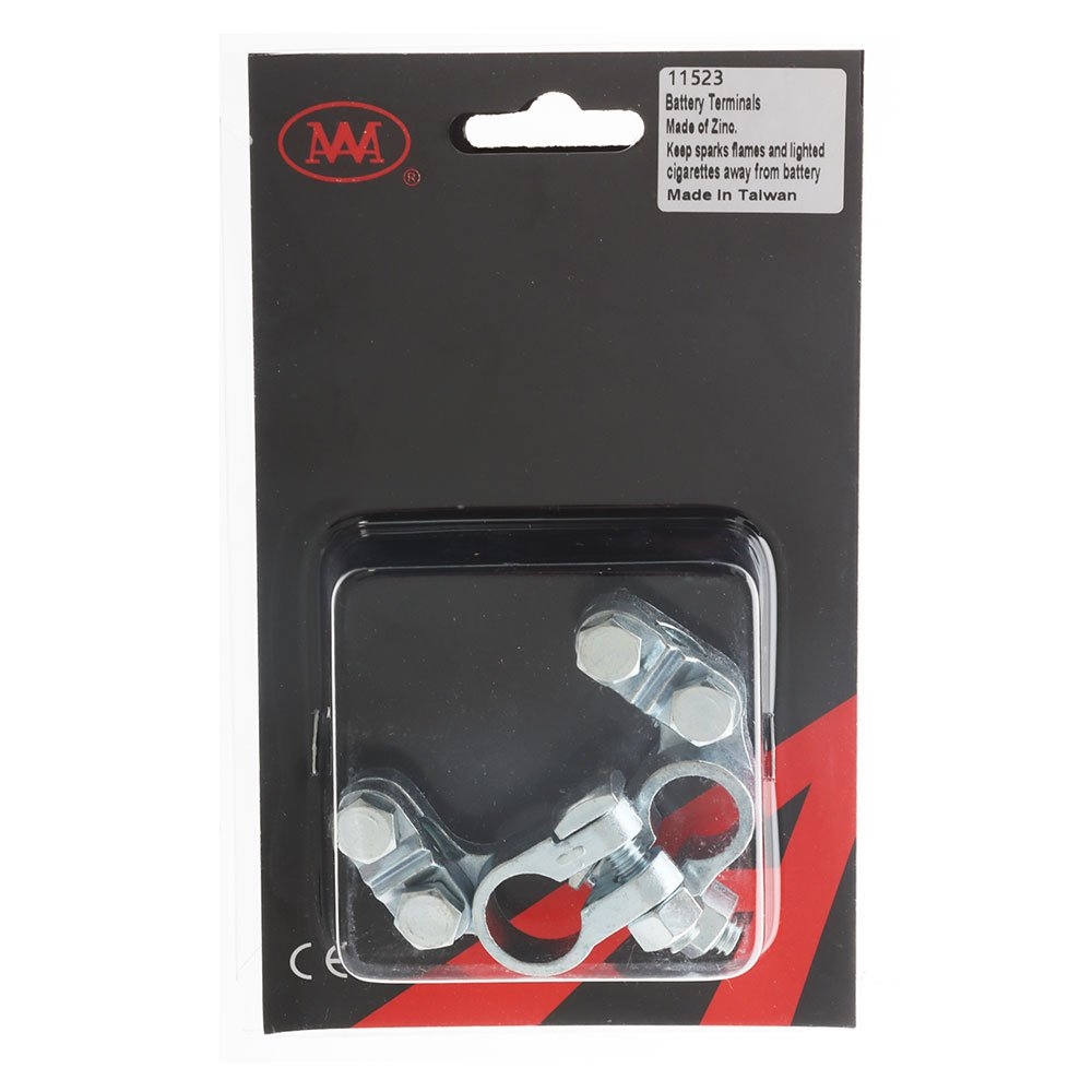 Zinc Battery Terminals Positive and Negative Set