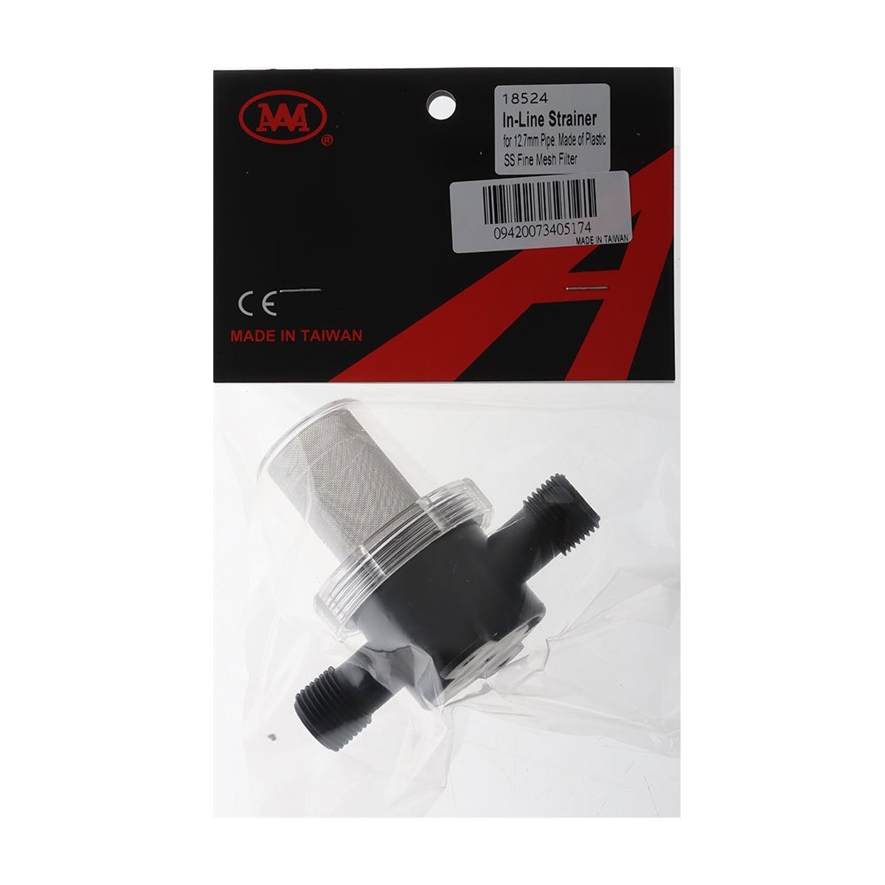 Fine Mesh In-Line Strainer Filter for 12.7mm Pipe
