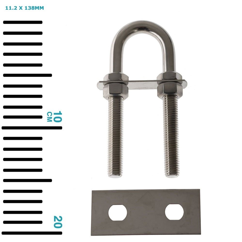 AAA Stainless Steel U-Bolt Bow Eye