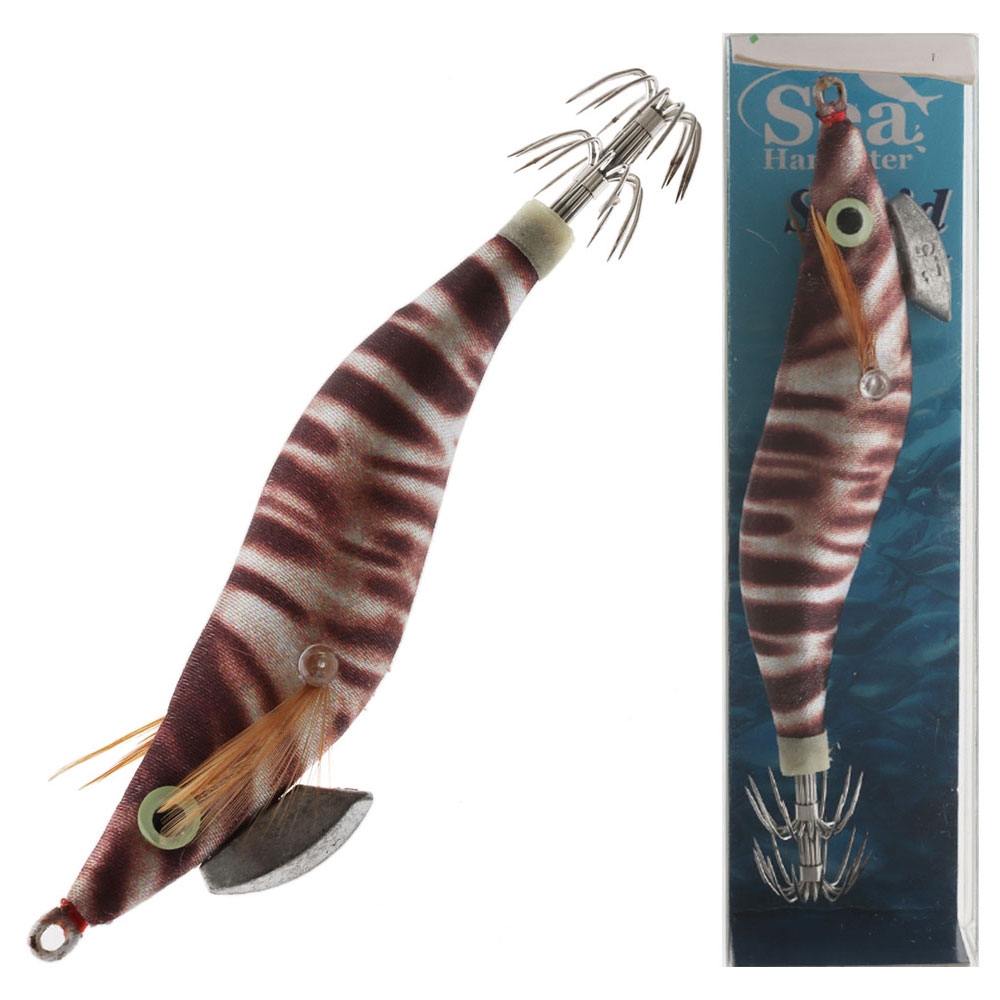 Sea Harvester Squid Jig 2.5g Pink Zebra