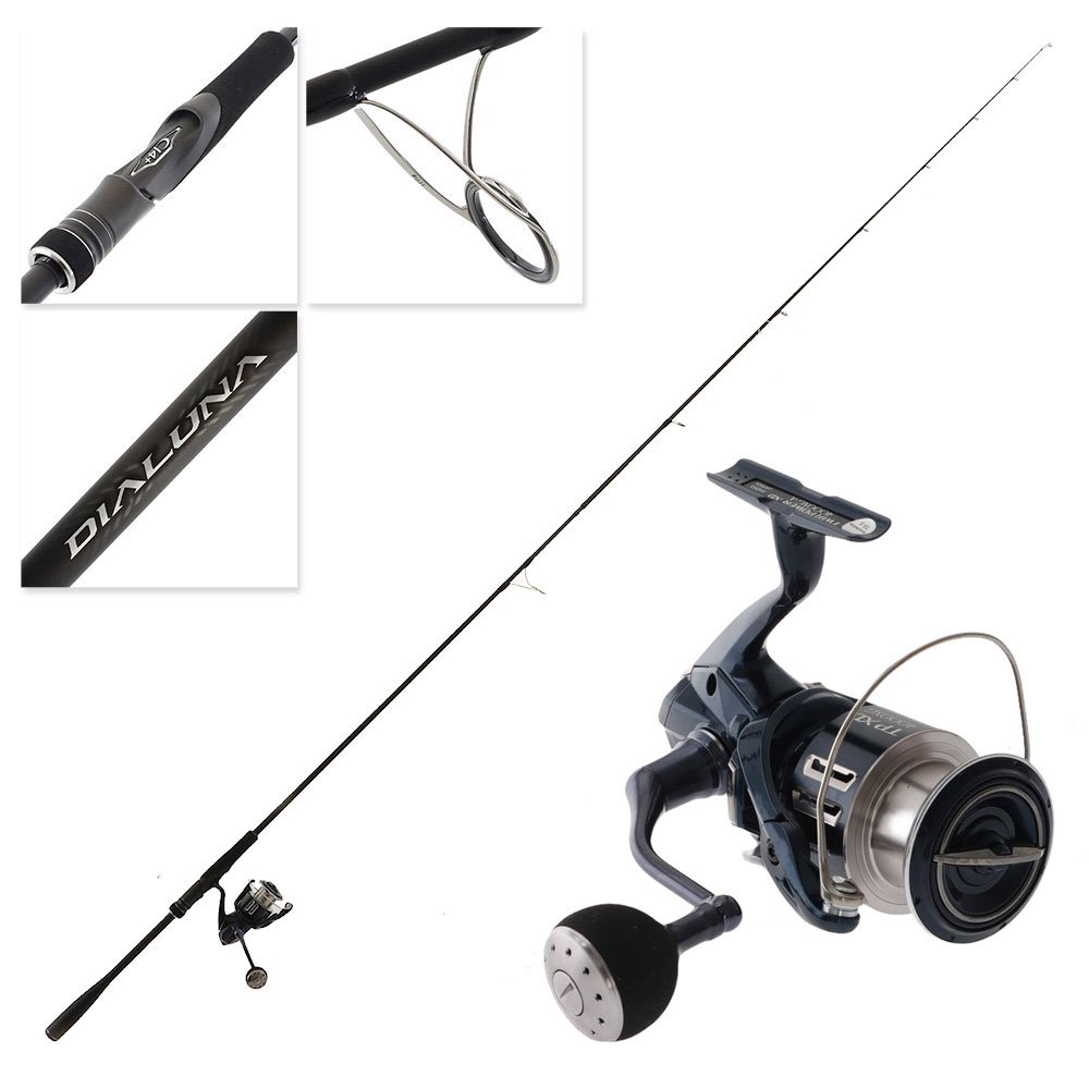 Shimano Twin Power XD A 4000XG Dialuna S80MH Spin Combo 8ft PE1-2.5 2pc