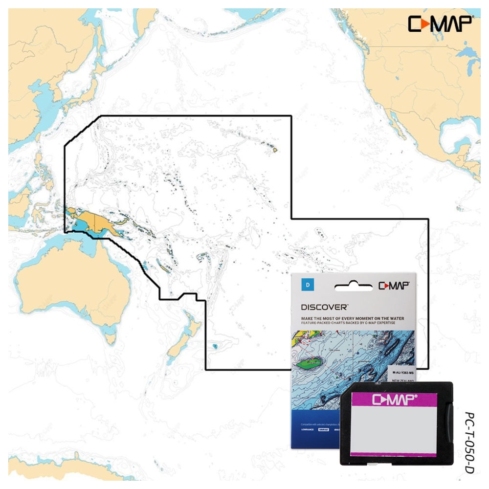 C-MAP Discover X Chart Card Pacific Territories SD/MSD