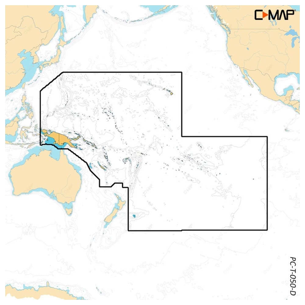 C-MAP Discover X Chart Card Pacific Territories SD/MSD