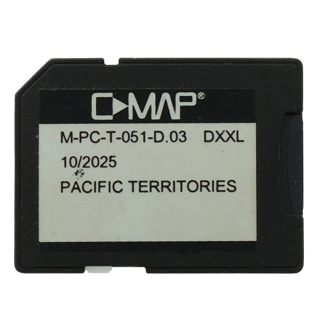 C-MAP Discover X Chart Card Pacific Territories SD/MSD