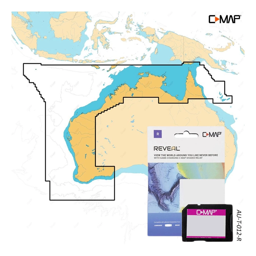C-MAP REVEAL X AU-T-012-R-MS Chart Card Esperance to Cairns C-MAP REVEAL X AU-T-012-R-MS Chart Card Esperance to Cairns