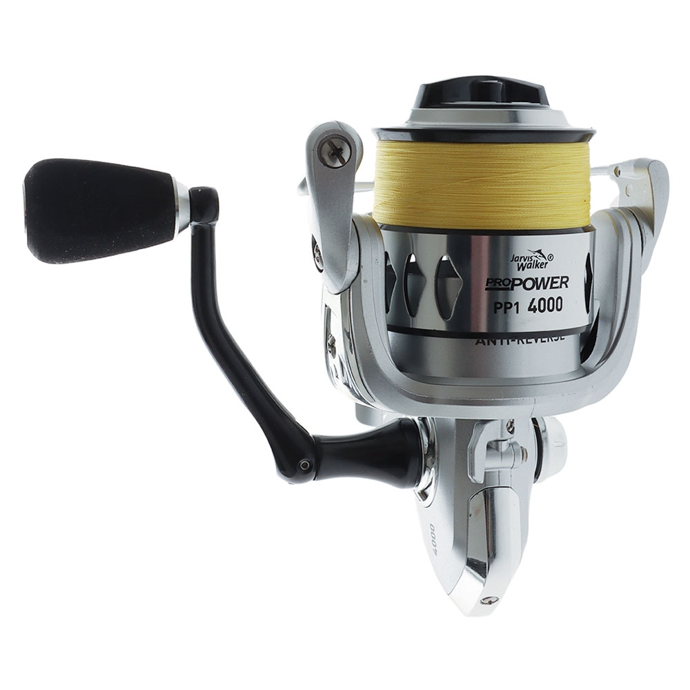Jarvis Walker Pro Power 4000 Spinning Reel with 15lb Braid