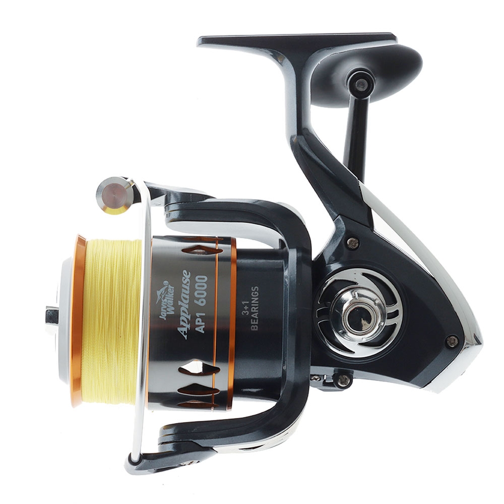 Jarvis Walker Applause 6000 Spinning Reel with 25lb Braid