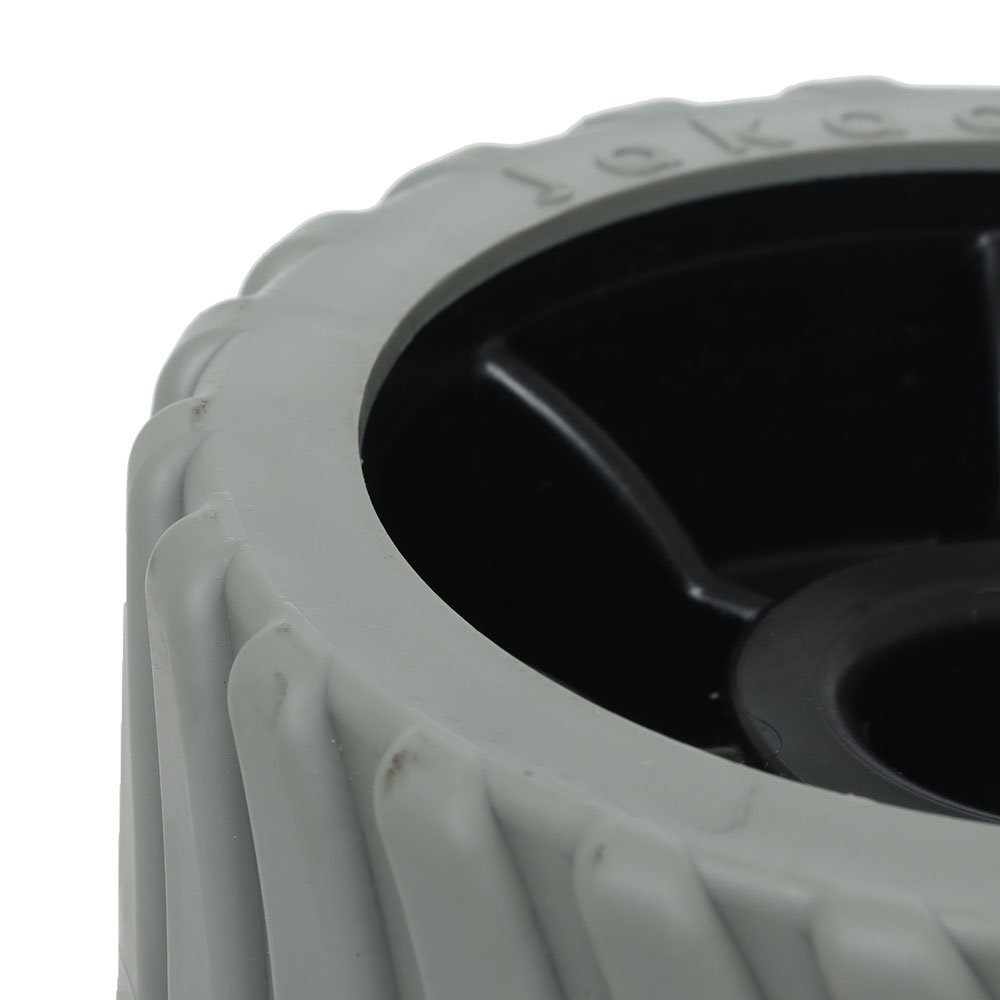 Trojan Straight Ribbed Wobble Roller Grey