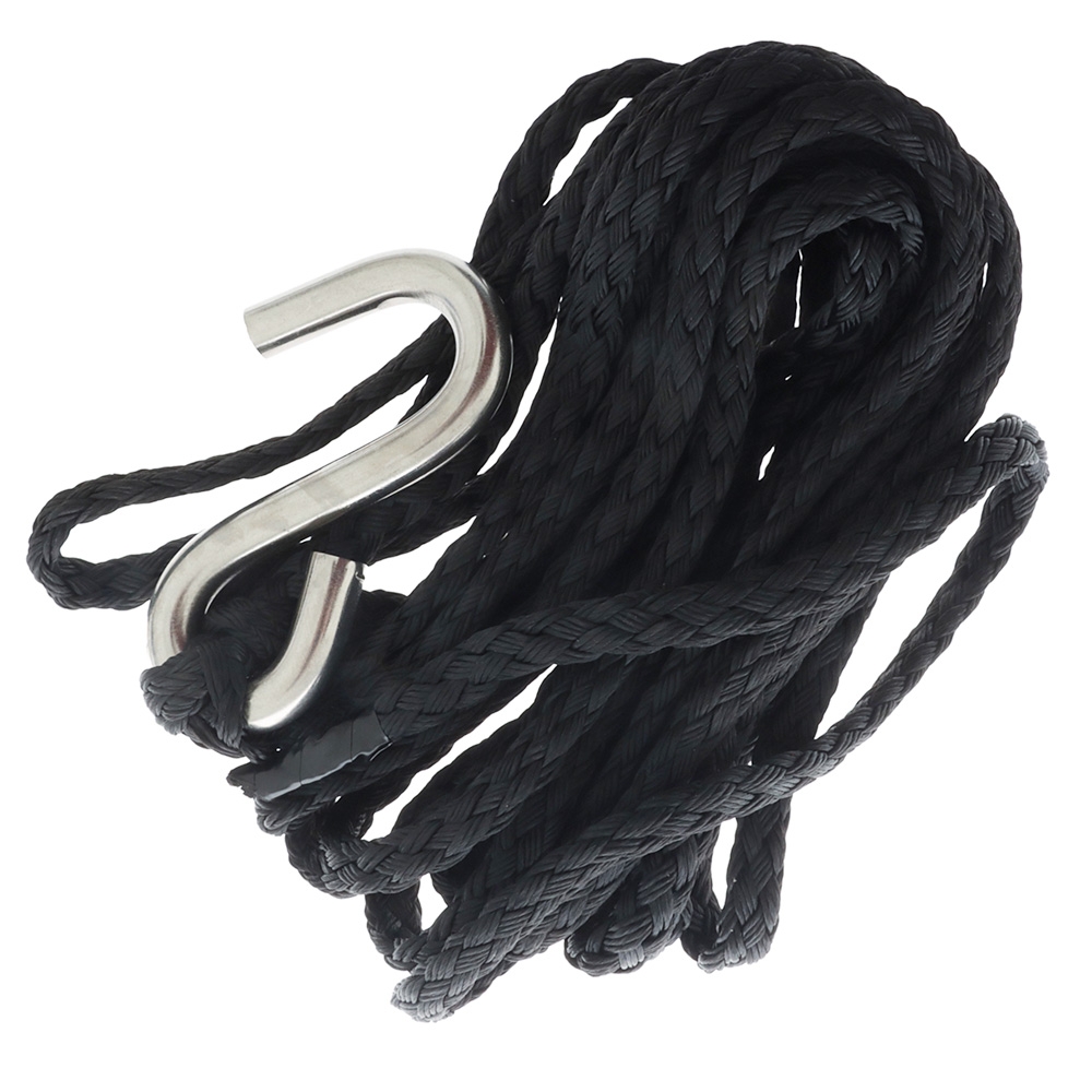 Trojan Winch Rope Blk 7m 1500kg