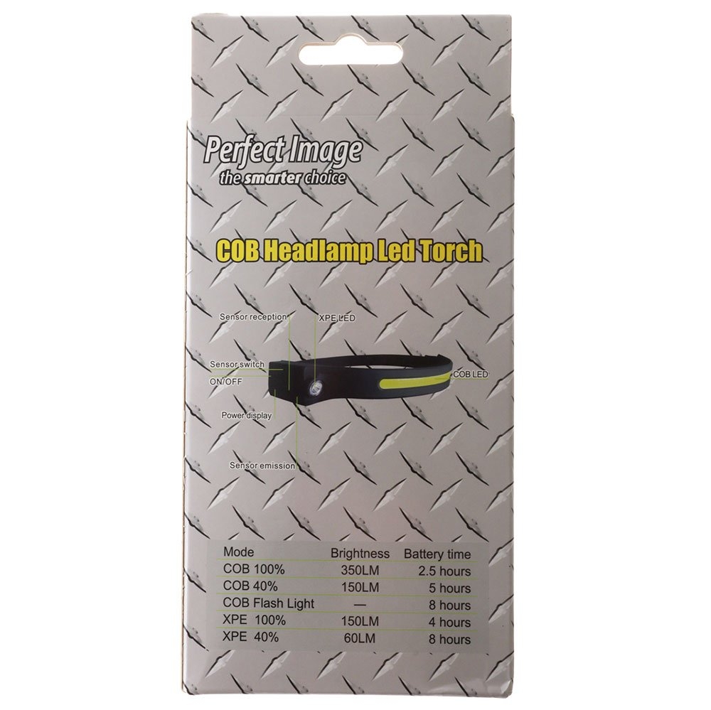 Perfect Image Rechargeable Wide-Angle LED Headlamp 350 Lumens