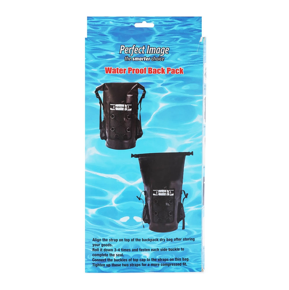 Perfect Image Waterproof Roll Top Backpack 20L