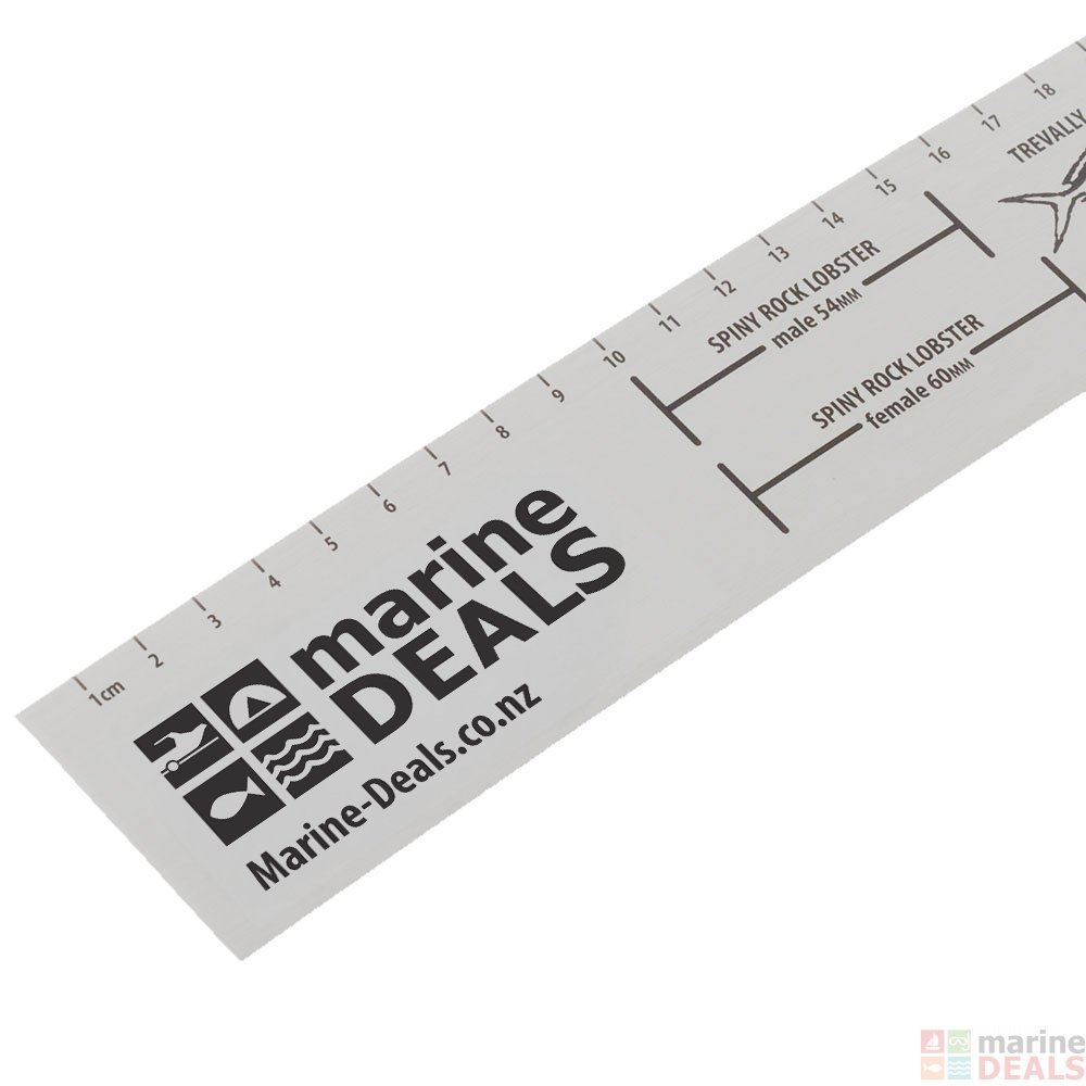 Marine Deals Anodised Aluminium Fish Ruler 75cm