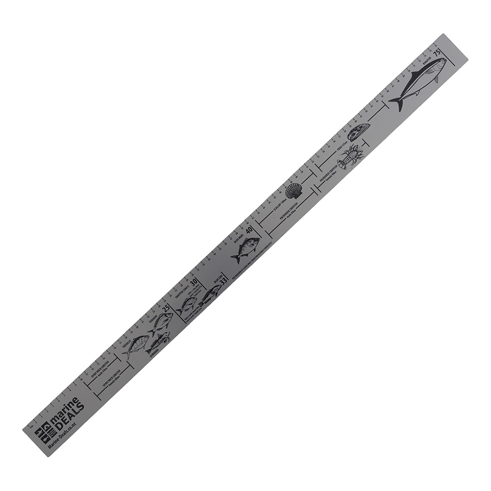 Marine Deals Anodised Aluminium Fish Ruler 75cm