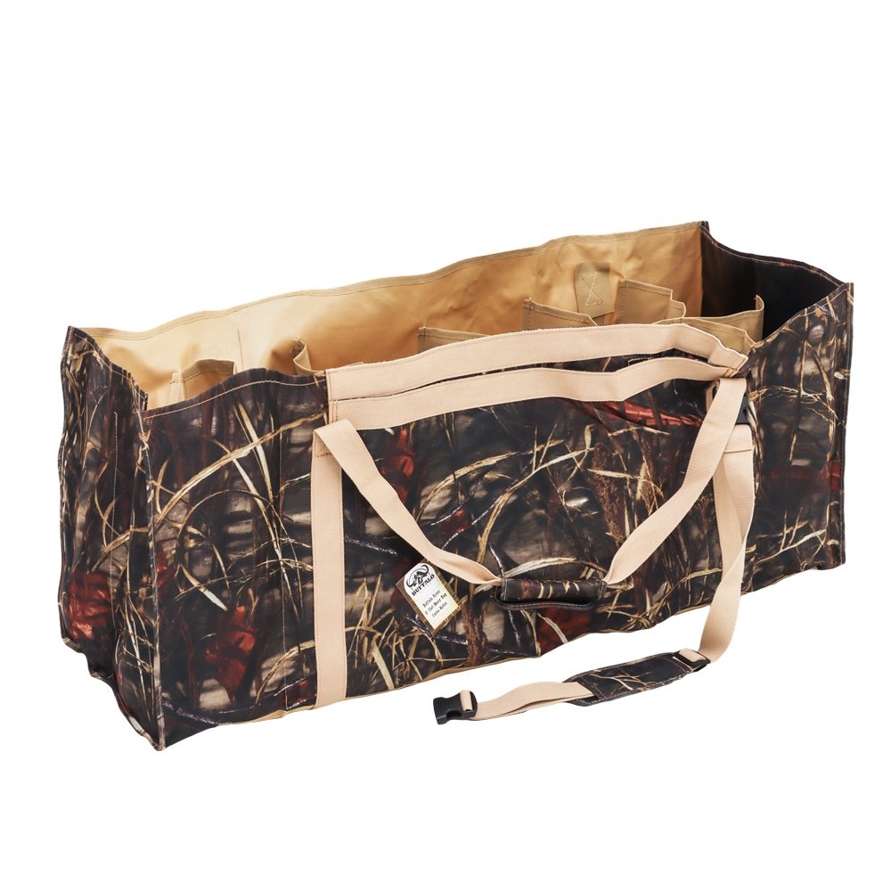 Buffalo River 12 Slot Decoy Bag Camo 105x40x43cm
