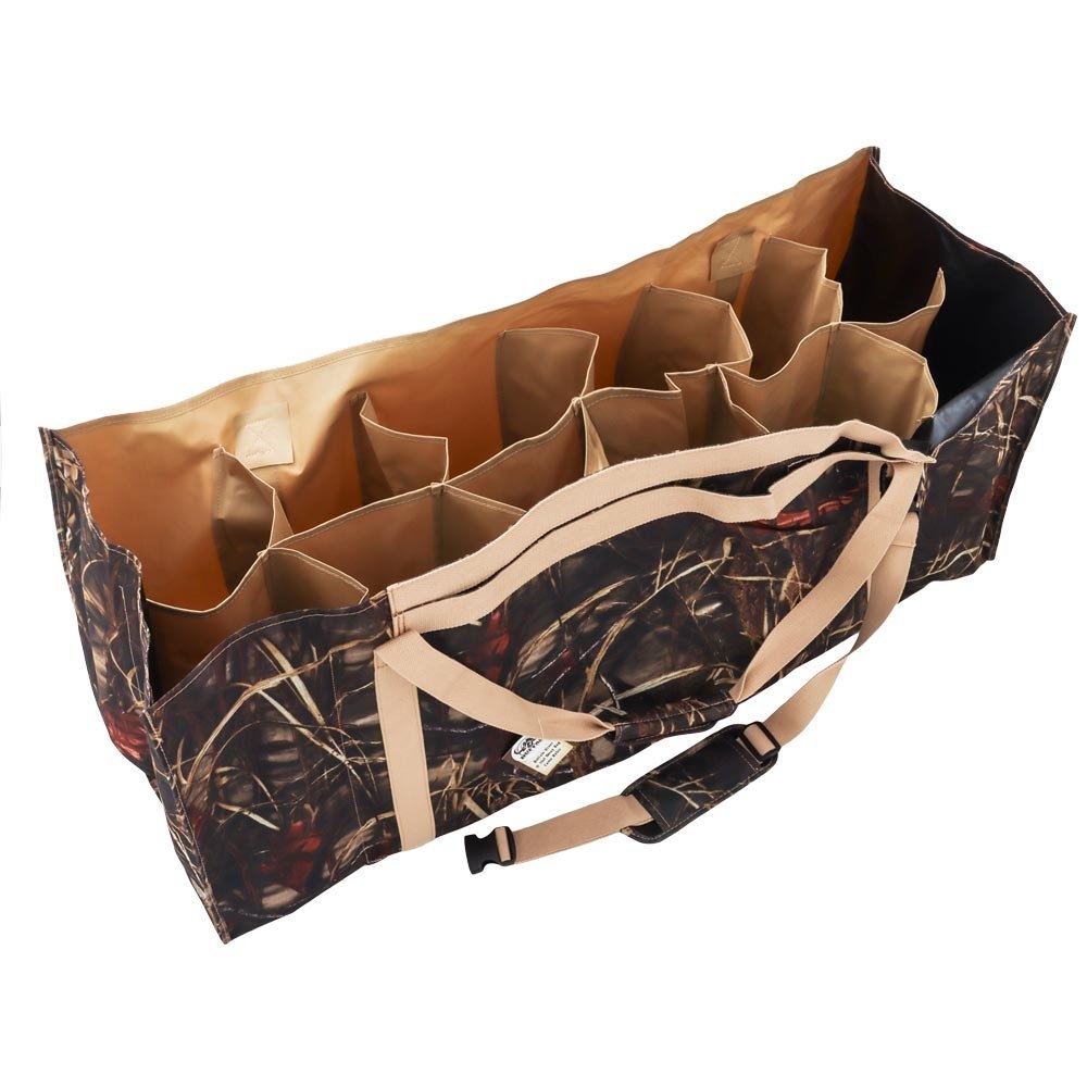 Buffalo River 12 Slot Decoy Bag Camo 105x40x43cm